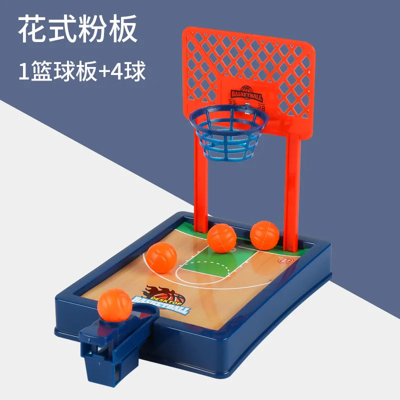 Mini Desktop Tabletop Toys Portable Finger Basketball Game Shooting Machine Party Table Interactive Sport Games for Kids Adults