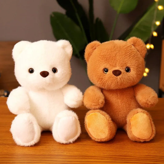 Cute Bear Plush Doll Kawaii Bear Plush Kids Toy Soft Baby Soothing Toys Sleeping Pillows  Gifts for Kids Girls Wholesale Toys